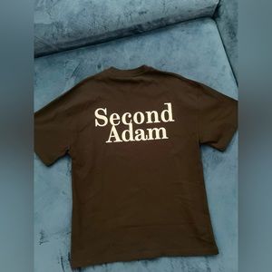 Second Adam Tee small new never worn black owned company heavy quality material